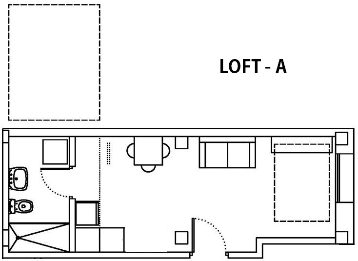 Plano de Ruzafa Perfecto | flats room A